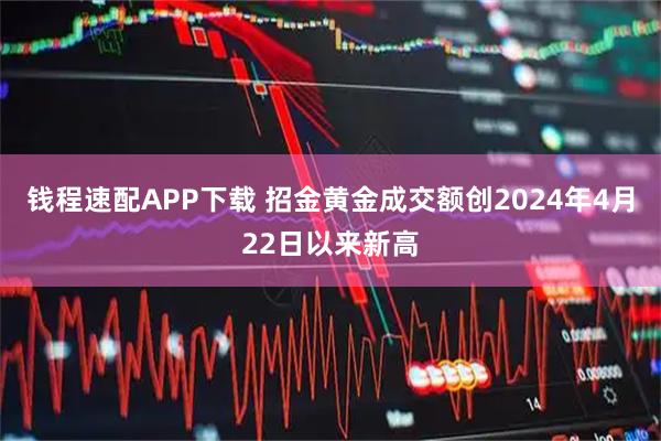 钱程速配APP下载 招金黄金成交额创2024年4月22日以来新高